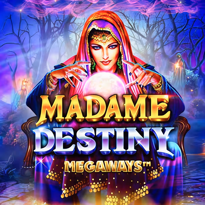Madame Destiny slot with mystical fortune teller theme